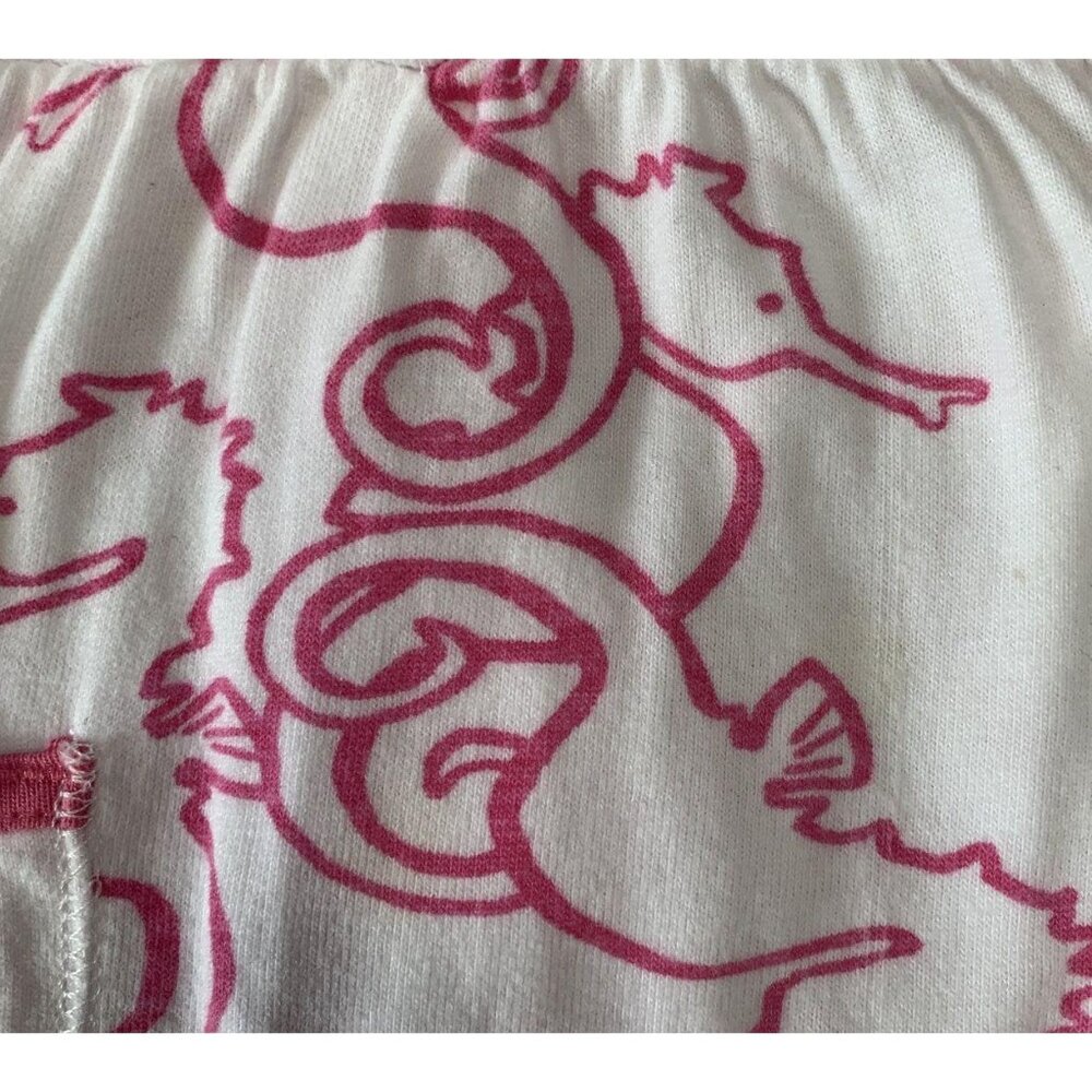 HATLEY Seahorse Sun Dress Girls 18-24 Mos Toddler Girl Beachy White Pink Pockets - Picture 4 of 6